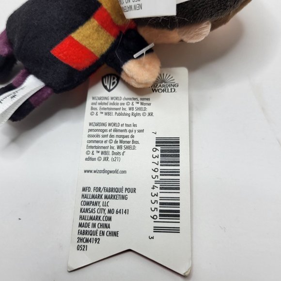 Hallmark Wizarding World HARRY POTTER Small Stars Plush Ornament New Gift Toy 4" - Picture 6 of 7